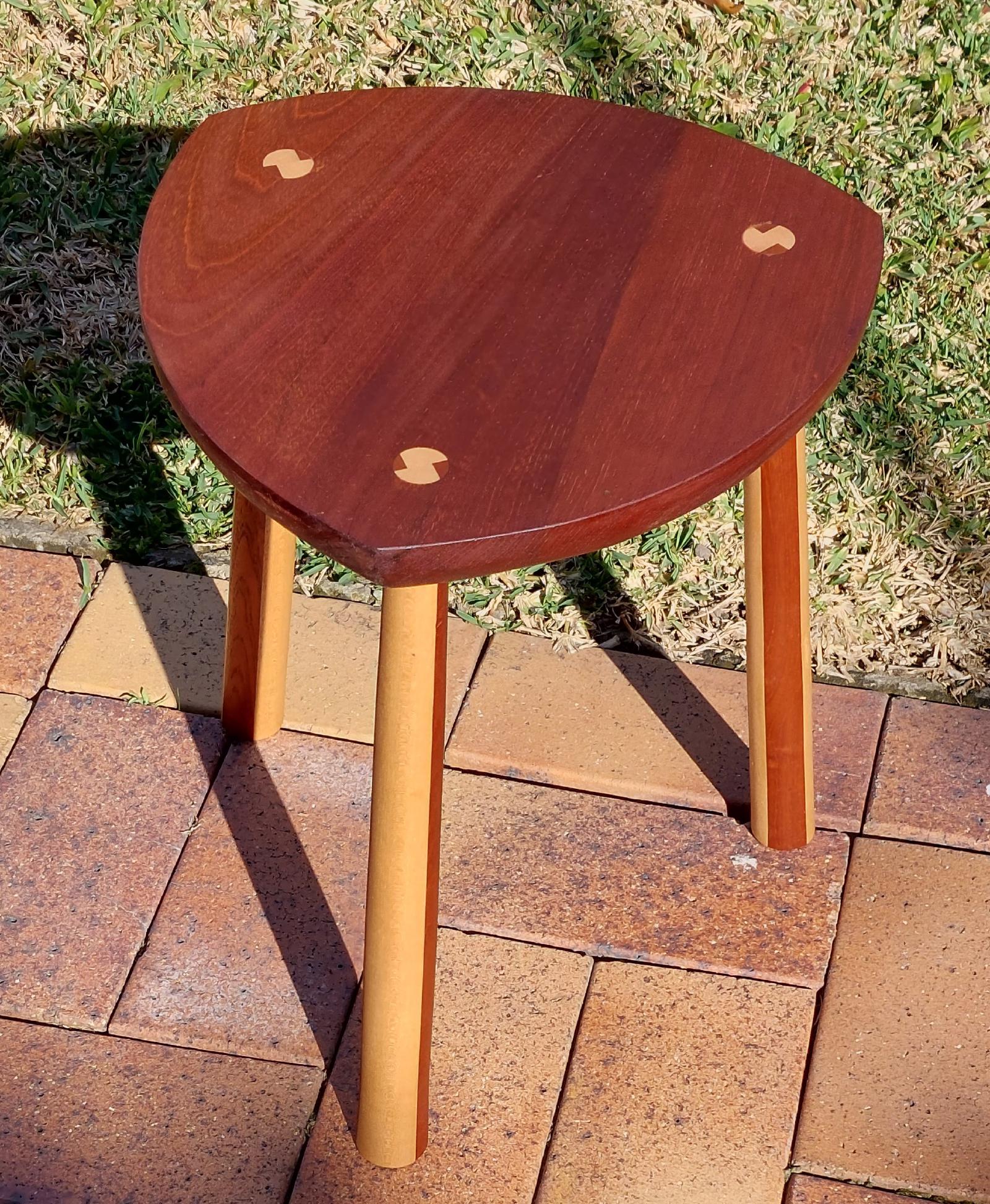 2022 - Small Stool - Red Cedar and QLD White Beech