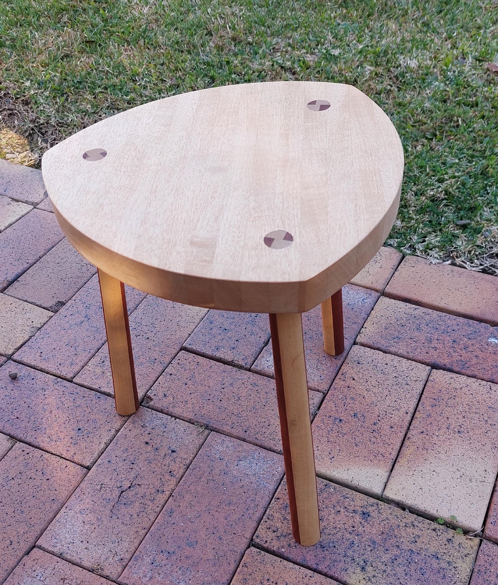 2022 - Small Stool - QLD White Beech and Red Cedar